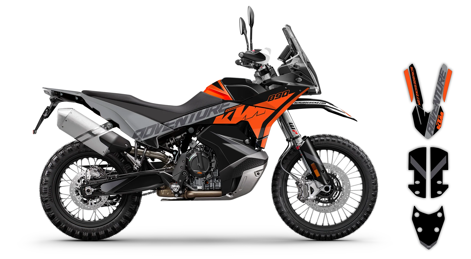 Graphics Kit - KTM - 790 R ADVENTURE - 2023-2024 - Solid - R1