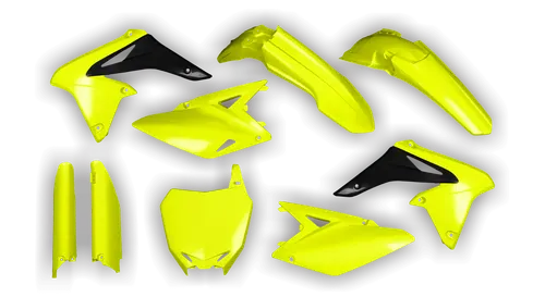 Plastics Kit - Suzuki - RMZ 250 - 2010-2018 - Full Kit - Fluo