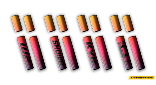 4 PCS Forks Set - Transparent - Explosion