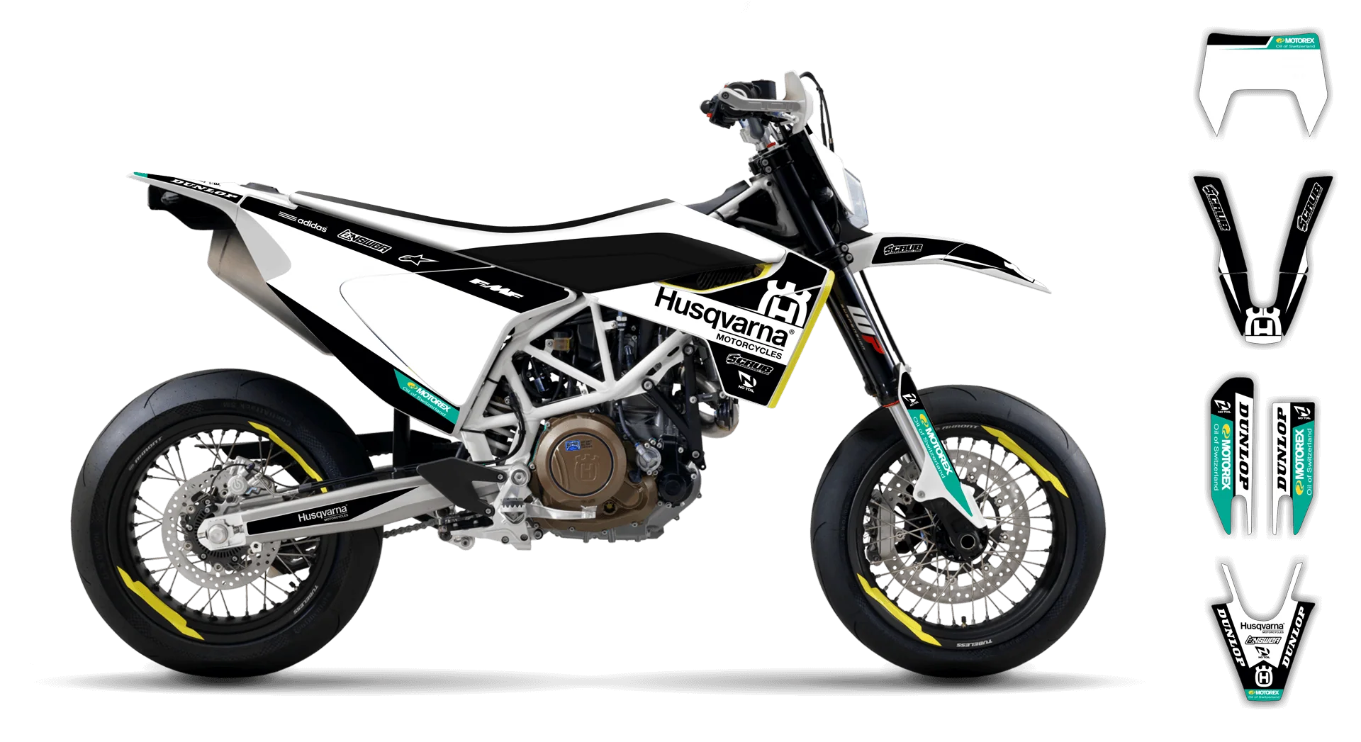 Graphics Kit - Husqvarna 14-> SM 701 - 2016-2024 - H9 - LE