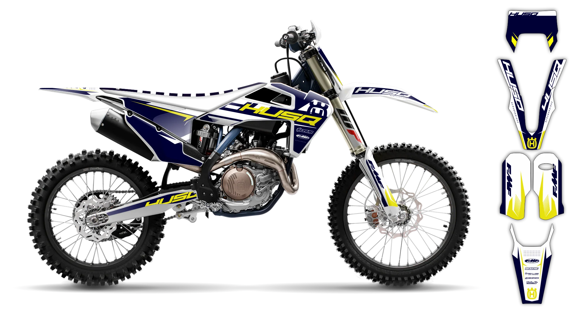 Graphics Kit - Husqvarna 14-> TE-FE Series - 2020-2023 - H-SE1100 - R2
