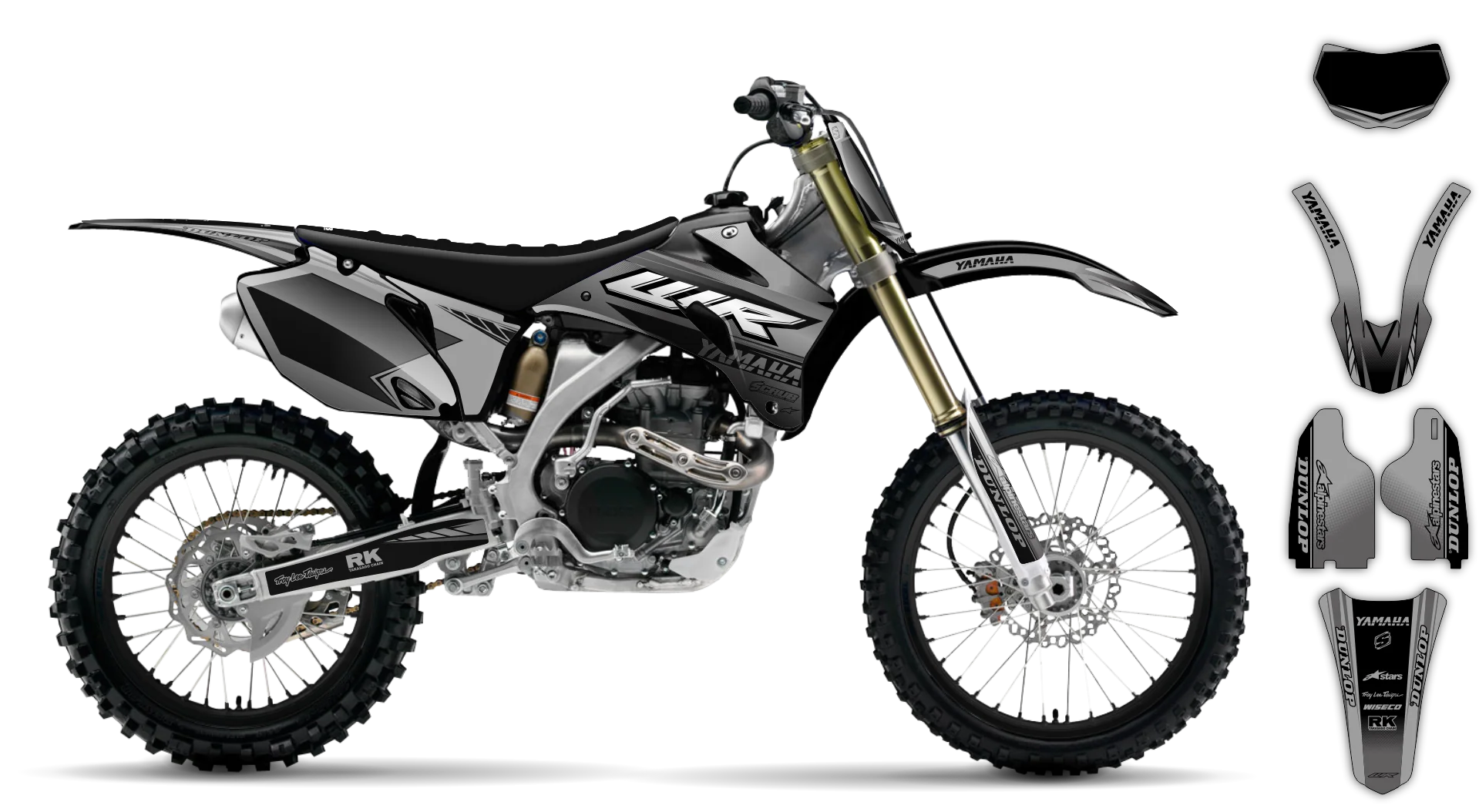 Graphics Kit - Yamaha - WR450F - 2007-2011 - Boognish - R3
