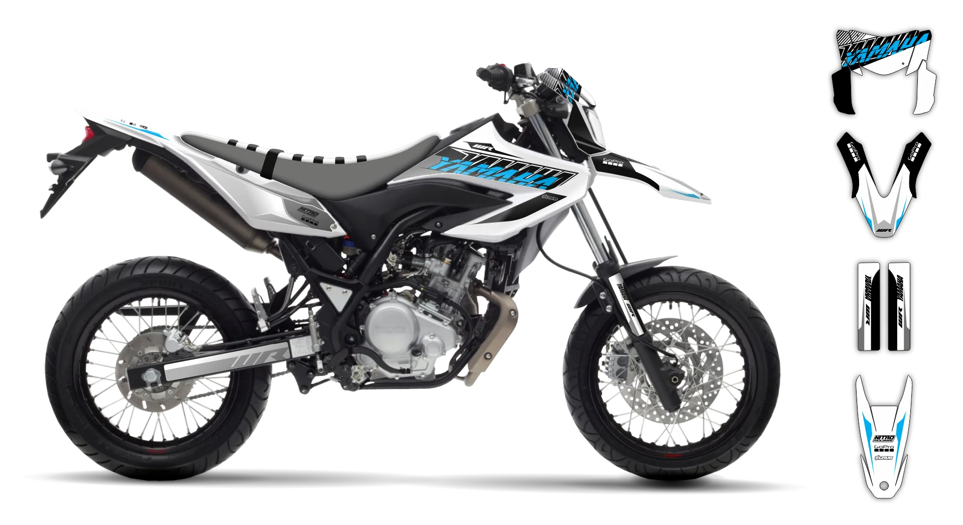 Graphics Kit - Yamaha - WR 125R - 2009-2022 - SE1110 - R2