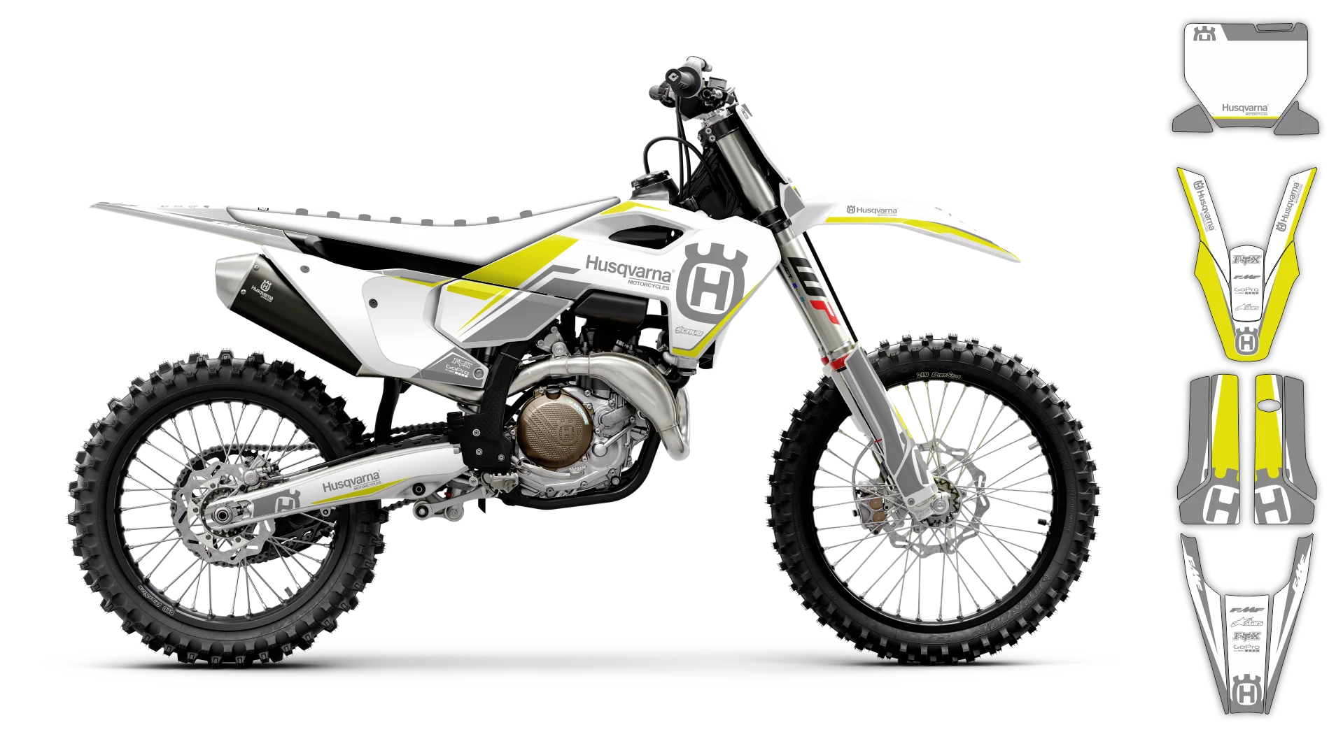 Graphics Kit - Husqvarna 14-> TC-FC-FX Series - 2023-2024 - SE1089 - R1