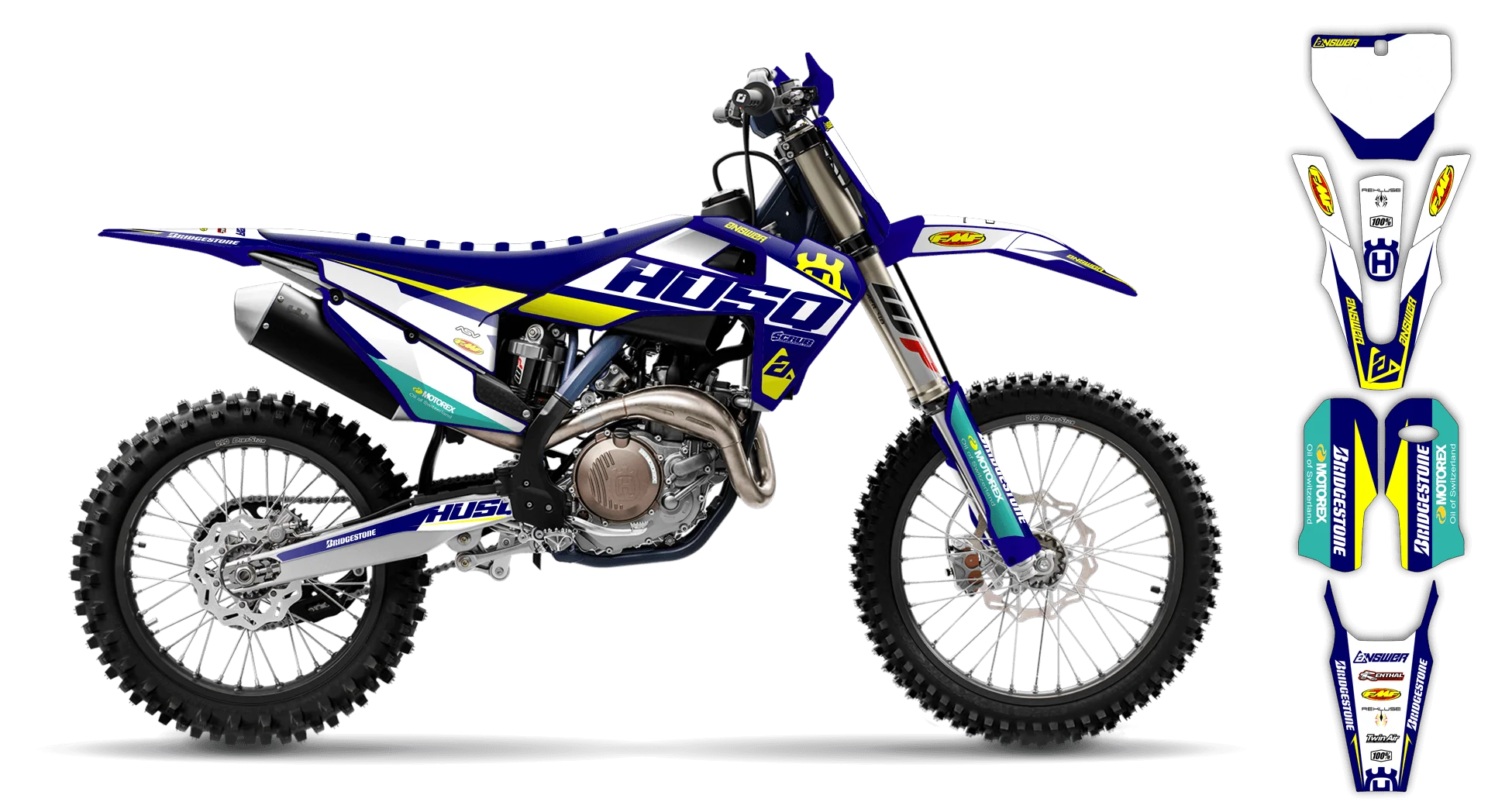 Graphics Kit - Husqvarna 14-> TC-FC-FX Series - 2019-2022 - H-SE1060 - R2