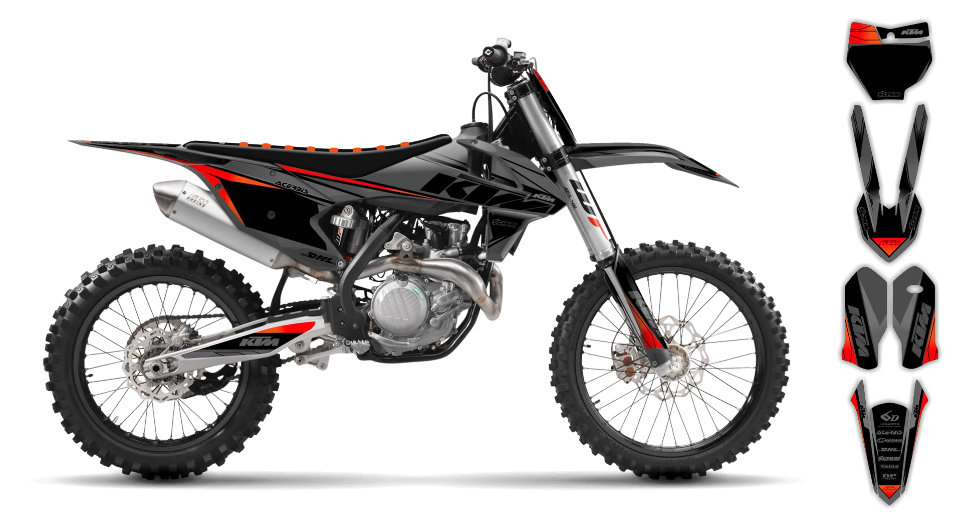 Graphics Kit - KTM - SX 50 - 2016-2023- K12 - R1