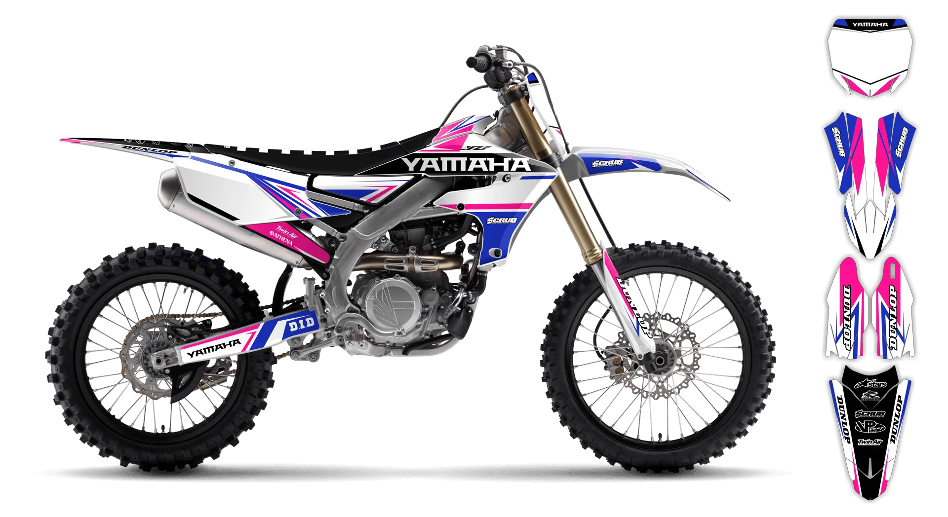 Graphics Kit - Yamaha - YZ450F - 2018-2022 - Evolution - R1