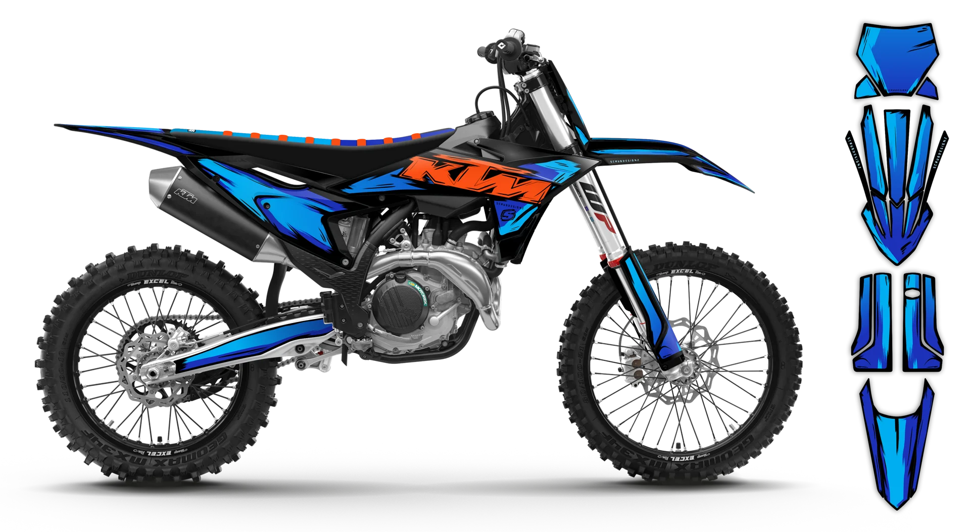Graphics Kit - KTM - SX SX-F / XC XC-F - 2025 - Artlex - R2