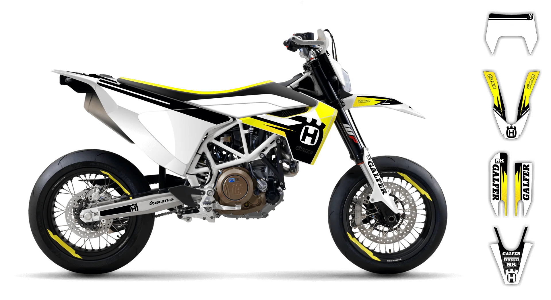 Graphics Kit - Husqvarna 14-> SM 701 - 2016-2024 - H11 - LE