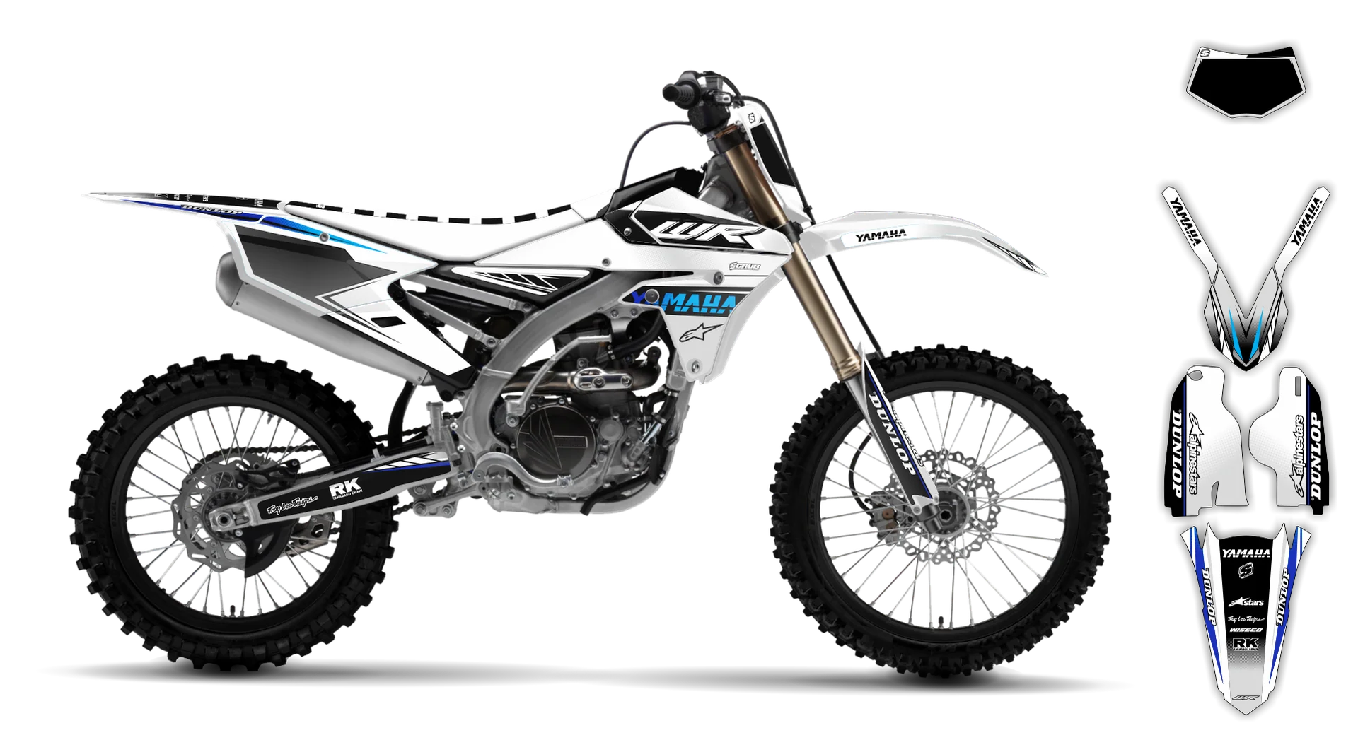 Graphics Kit - Yamaha - WR450F - 2016-2018 - Boognish - R1