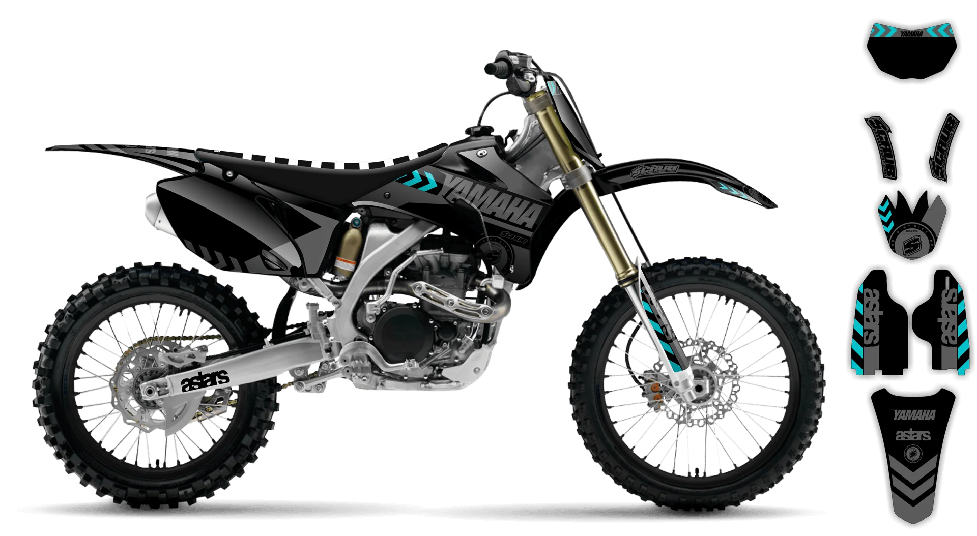 Graphics Kit - Yamaha - WR450F - 2003-2004 - Bruxa - LE