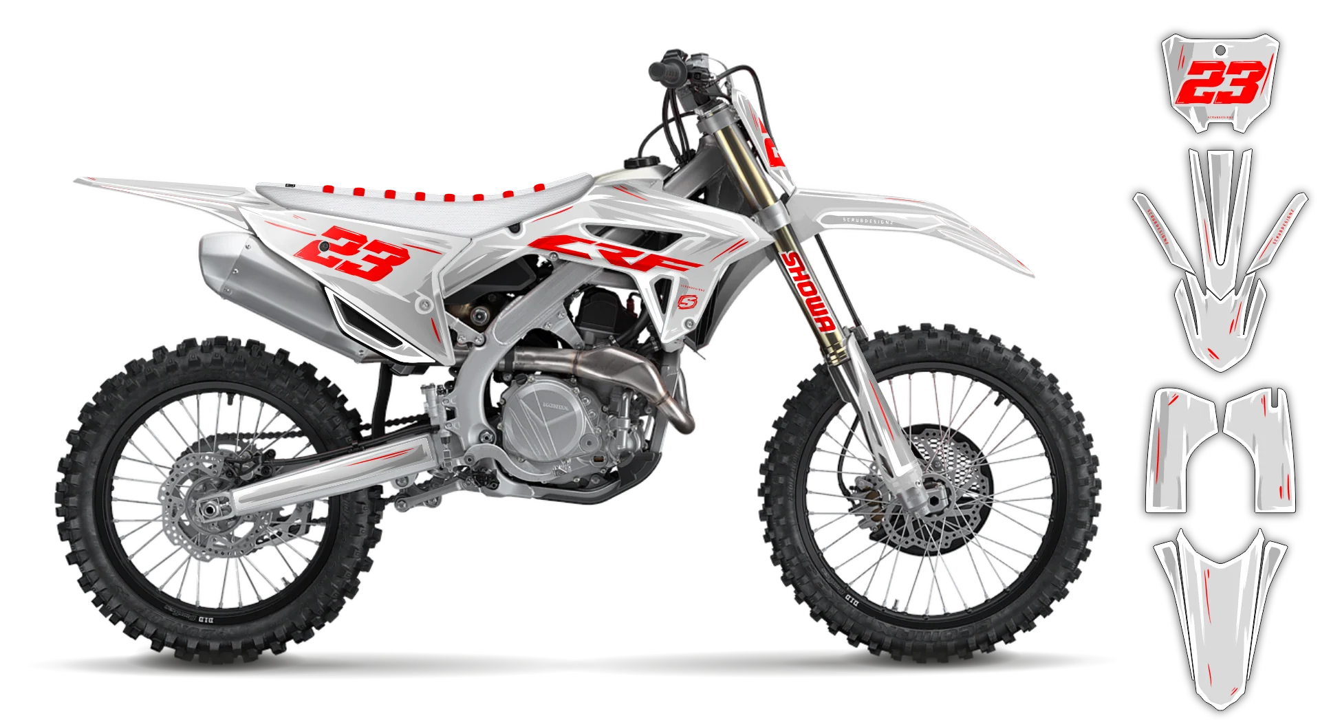 Graphics Kit - Honda - CRF 250M - 2012-2020 - Artlex - LE