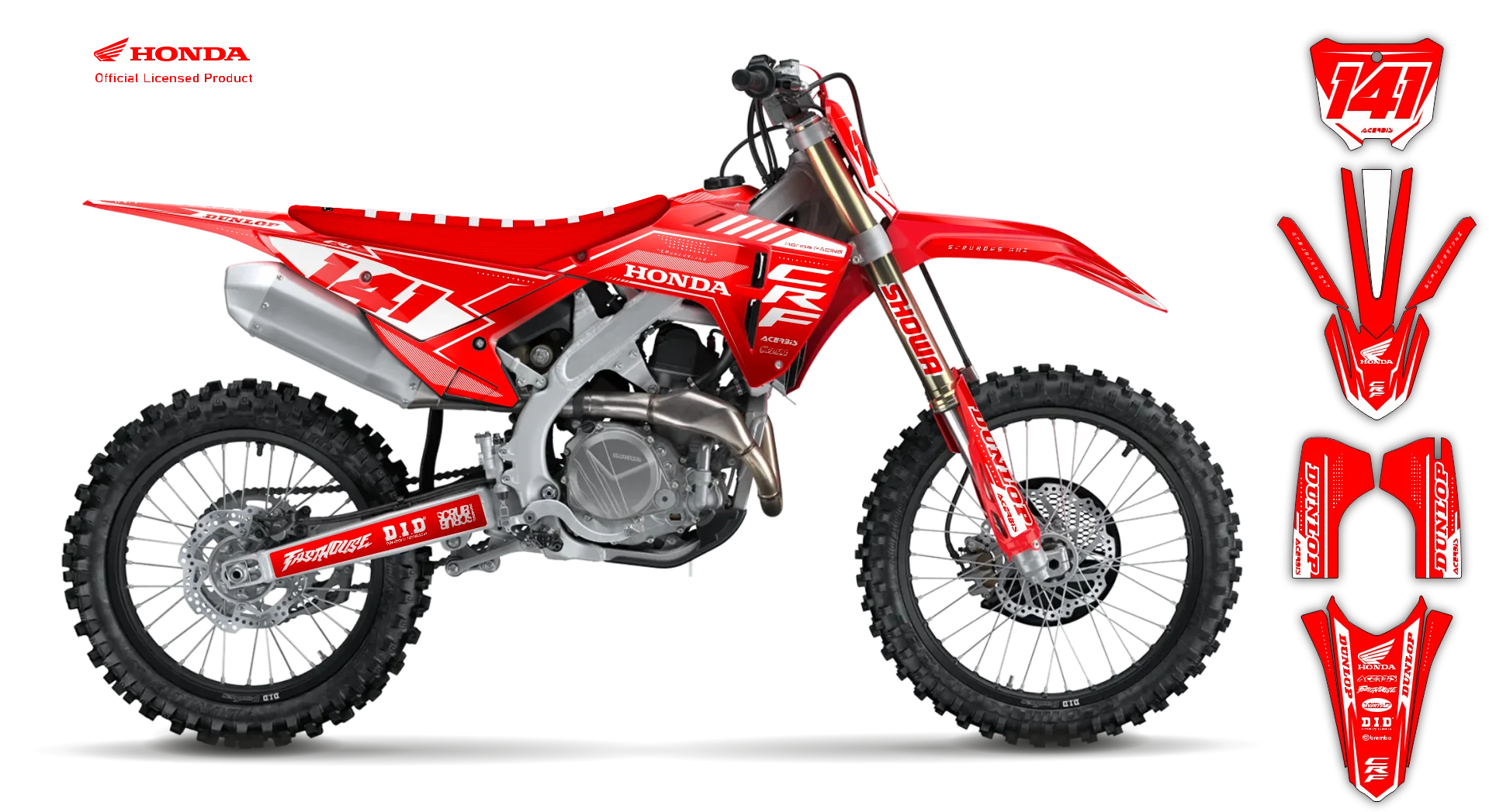 Graphics Kit - Honda - CRF 110 - 2019-2023 - Leaper - LE