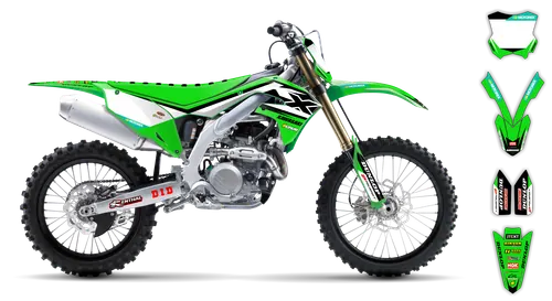 Graphics Kit - Kawasaki - KX 125 - 1994-1995 - Factory Replica 5 - ST