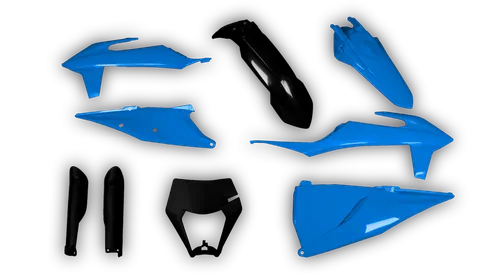 Plastics Kit - KTM - EXC EXC-F / XC-W XCF-W - 2020-2023 - Full Kit - Black Cyan