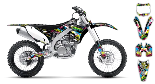 Graphics Kit - Kawasaki - KX 450F - 2013-2015 - H2 - ST