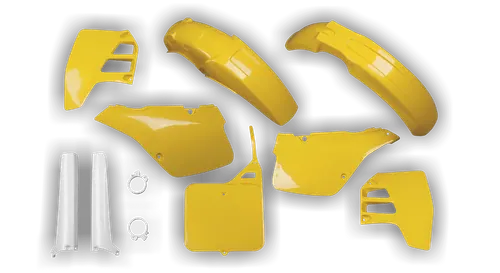 Plastics Kit - Suzuki - RM 125 - 1992 - Full Kit - Yellow