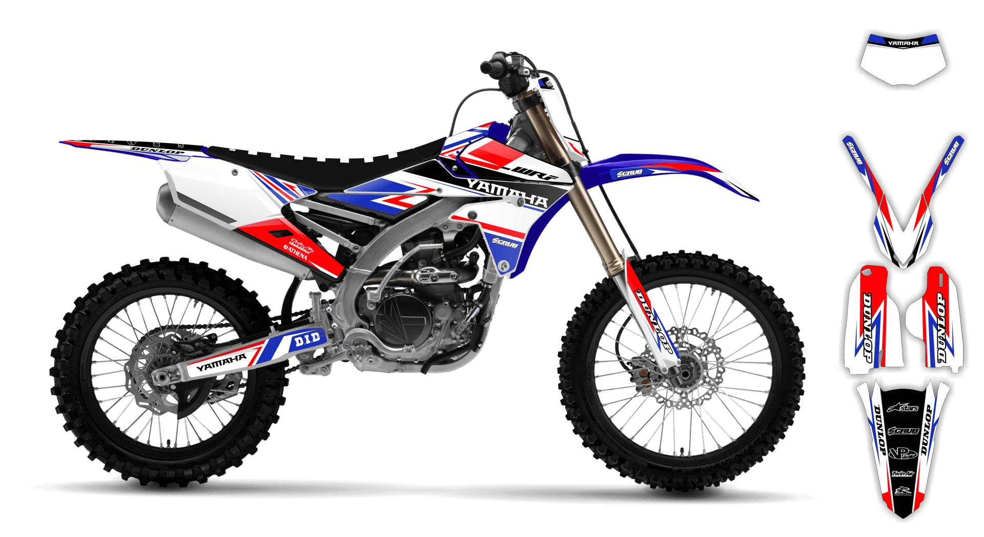 Graphics Kit - Yamaha - WR450F - 2016-2018 - Evolution - LE