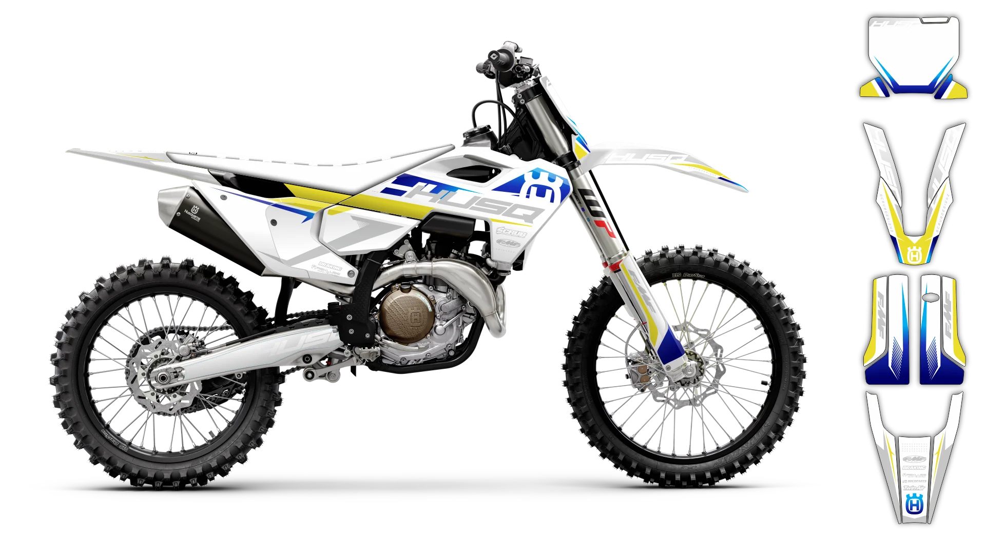 Graphics Kit - Husqvarna 14-> TC-FC-FX Series - 2023-2024 - H-SE1100 - LE