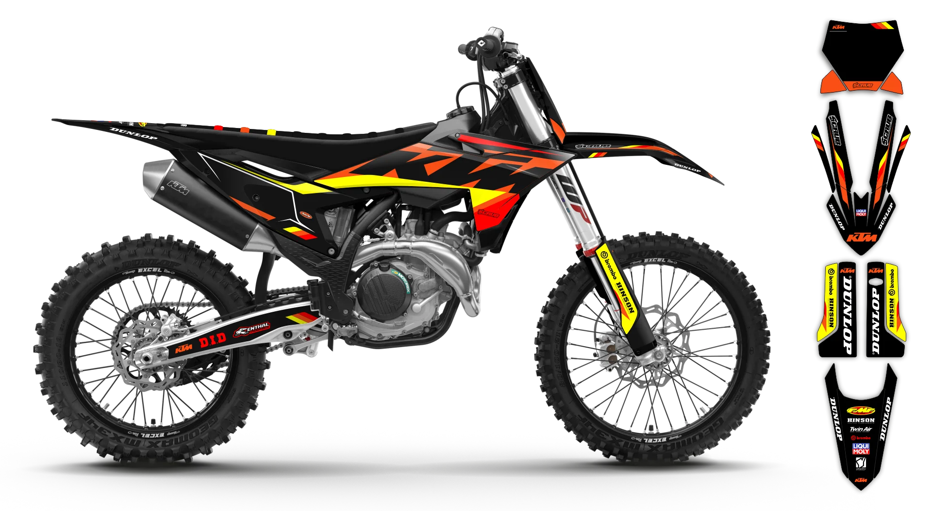 Graphics Kit - KTM - SX SX-F / XC XC-F - 2025 - K-SE1072 - R2
