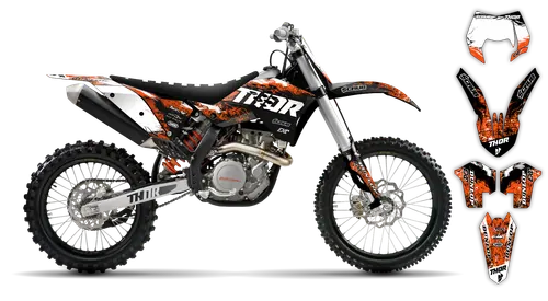 Graphics Kit - KTM - EXC EXC-F / XC-W XCF-W - 2008-2011 - Sledge - ST