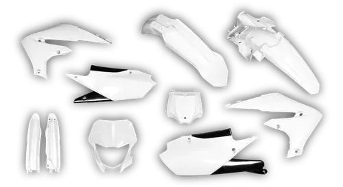 Plastics Kit - Yamaha - WR250F - 2020-2024 - Full Kit - White