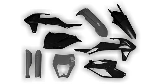 Plastics Kit - KTM - EXC EXC-F / XC-W XCF-W - 2017-2019 - Full Kit - Nardo Grey Black