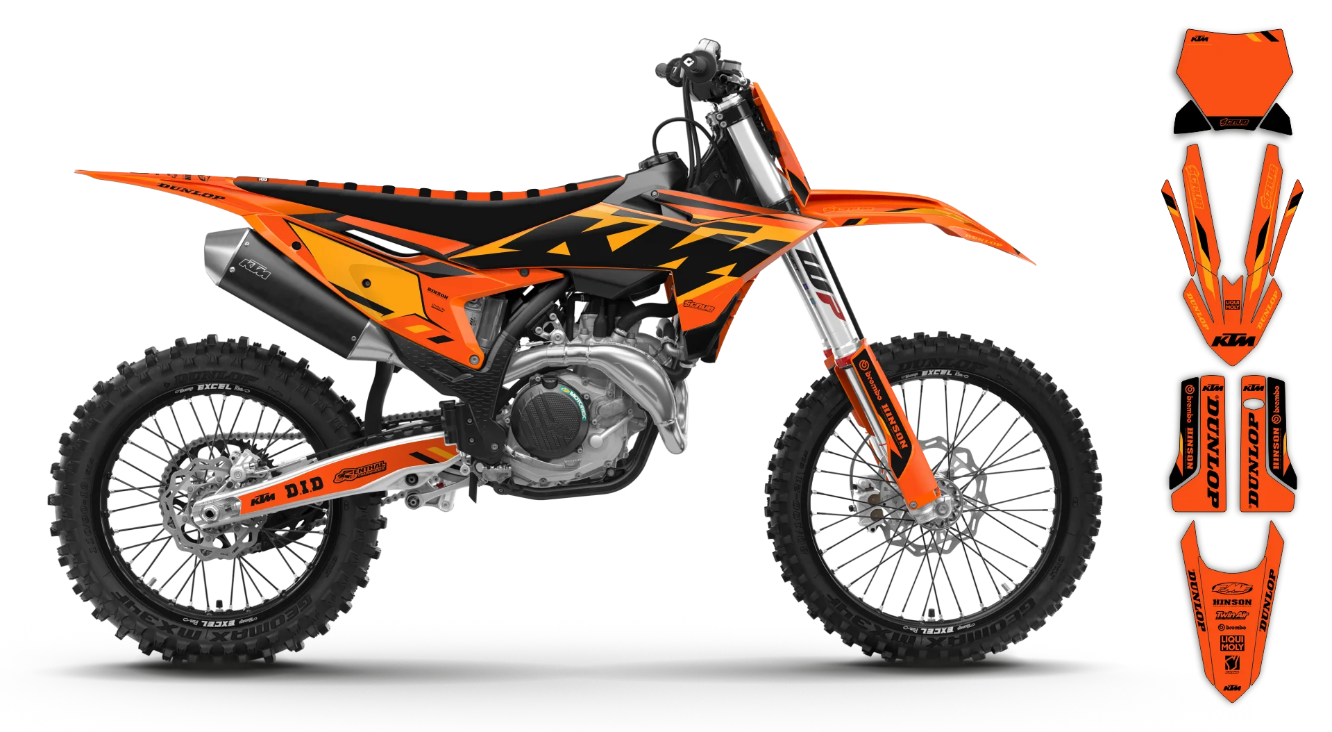 Graphics Kit - KTM - SX SX-F / XC XC-F - 2025 - K-SE1072 - R3