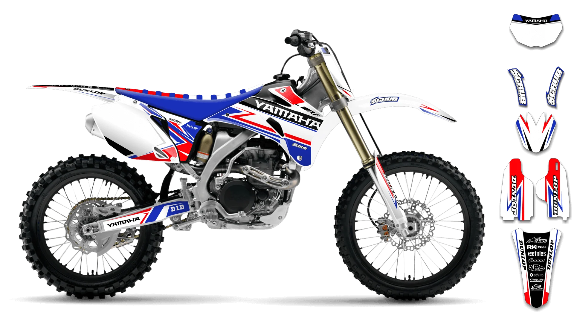 Graphics Kit - Yamaha - WR450F - 2007-2011 - Evolution - LE