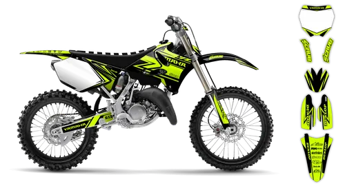 Graphics Kit - Yamaha - YZ 125 - 1993-1995 - Fluo 6 - ST