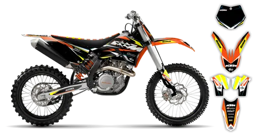Graphics Kit - KTM - SX SX-F / XC XC-F - 2007-2010 - K4 - ST