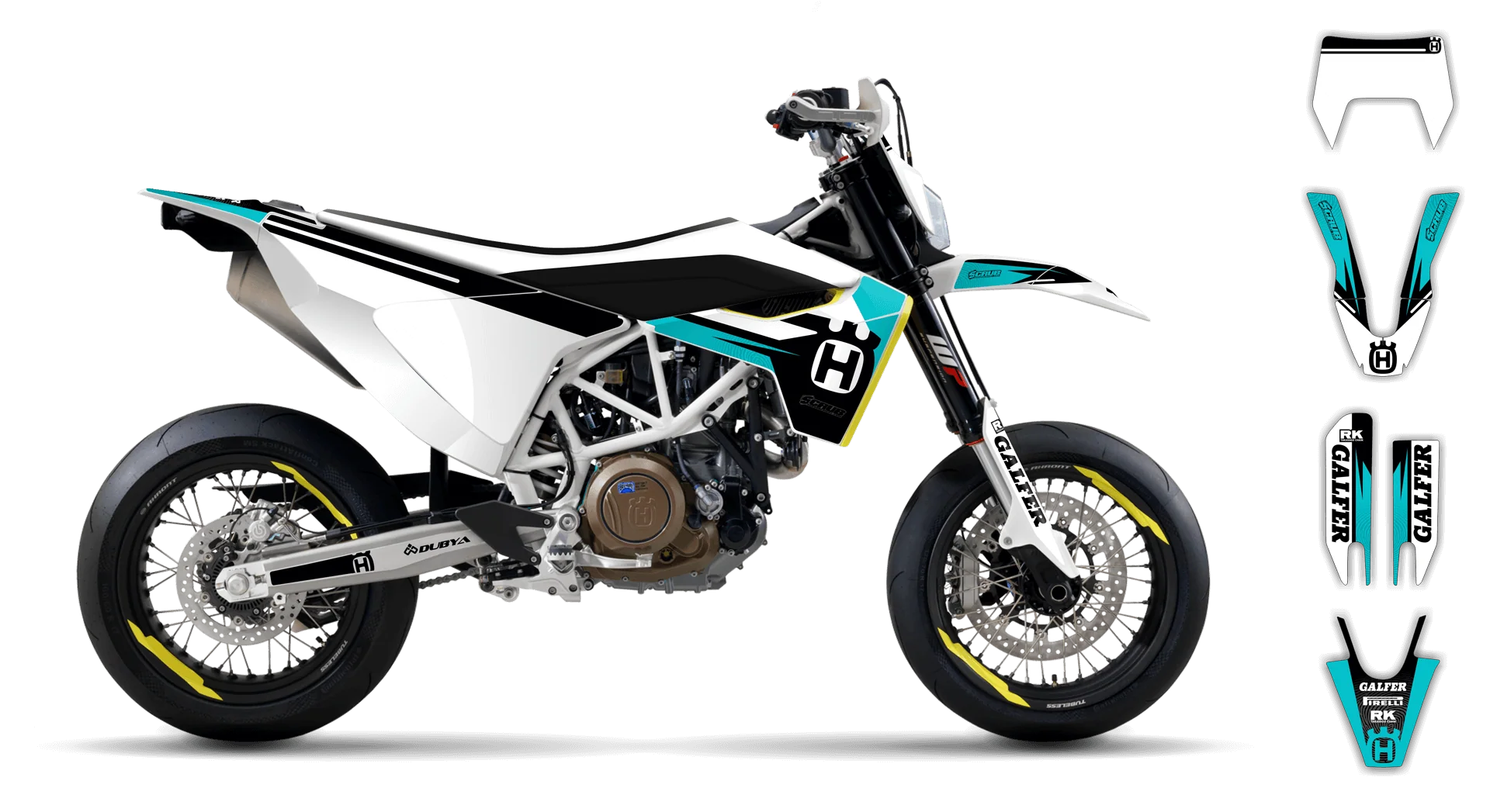Graphics Kit - Husqvarna 14-> SM 701 - 2016-2024 - H11 - R2