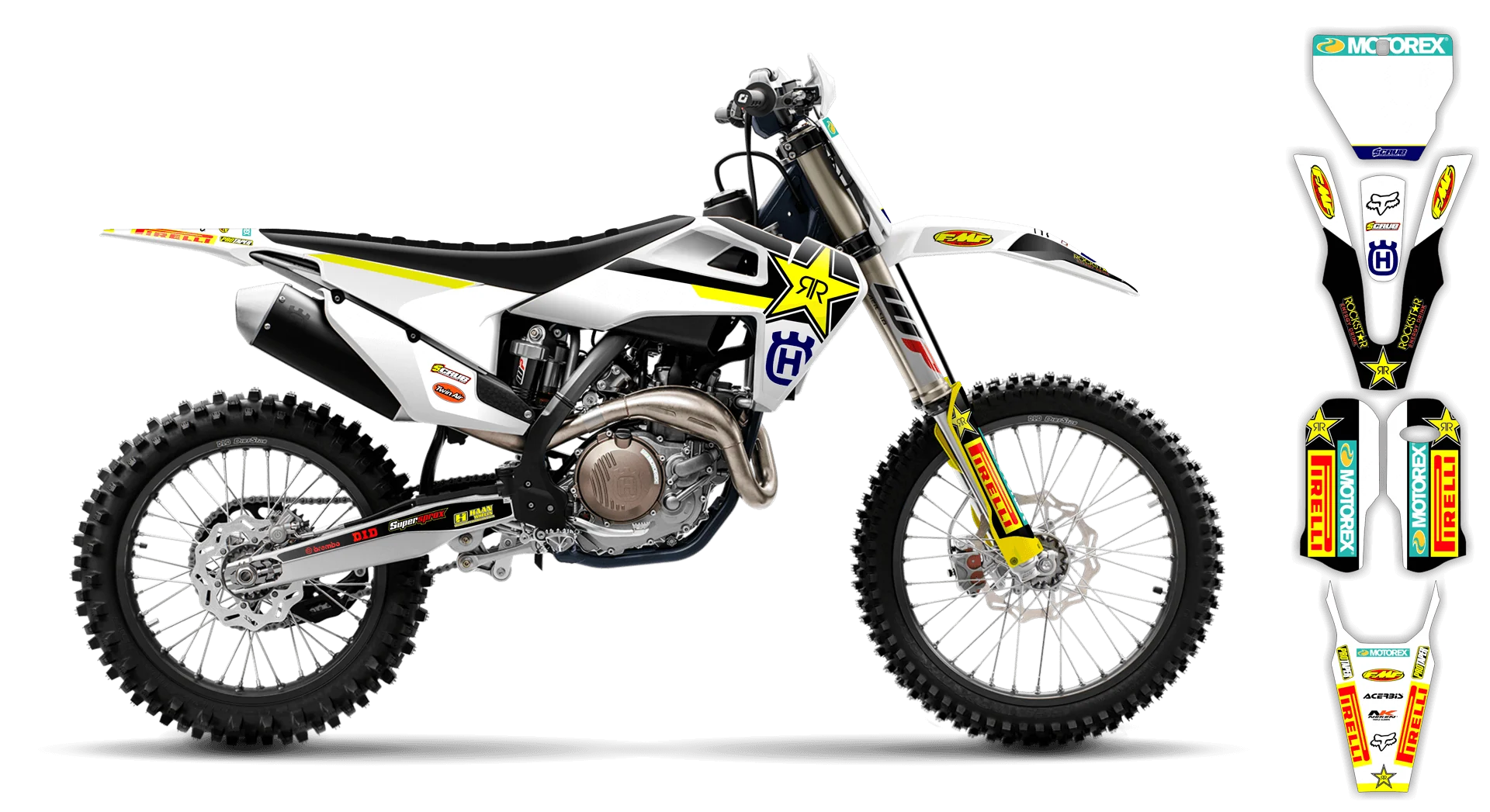 Graphics Kit - Husqvarna 14-> TC-FC-FX Series - 2019-2022 - Factory Replica 4 - ST