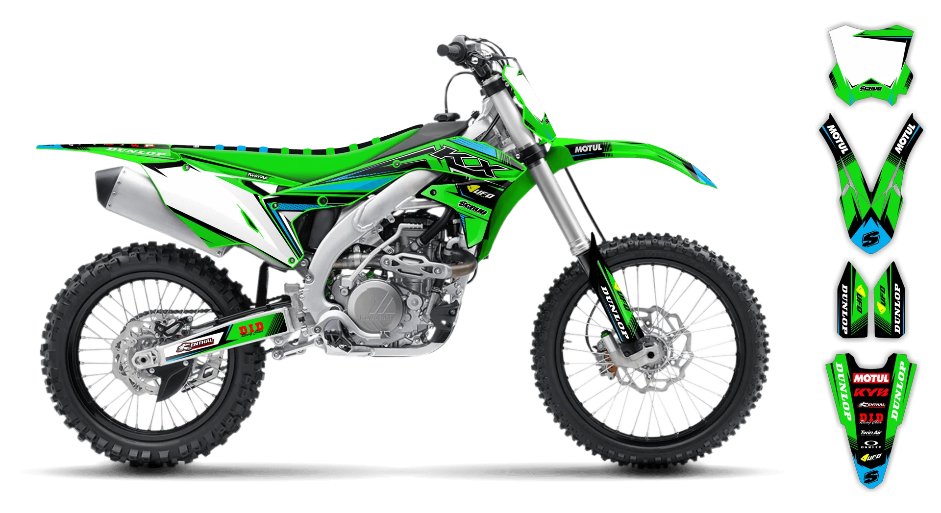 Graphics Kit - Kawasaki - KX 250F - 2017-2020 - SE1027 - ST