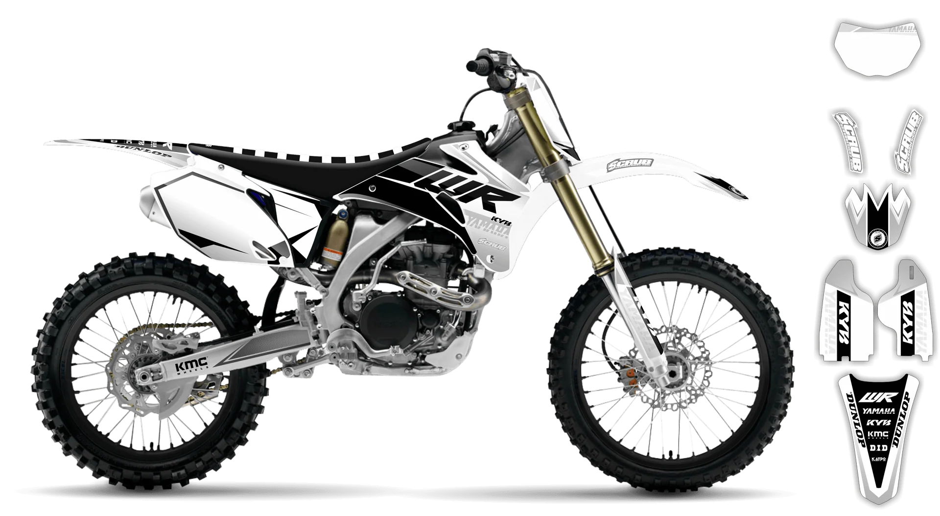 Graphics Kit - Yamaha - WR450F - 2003-2004 - Discovery - R1