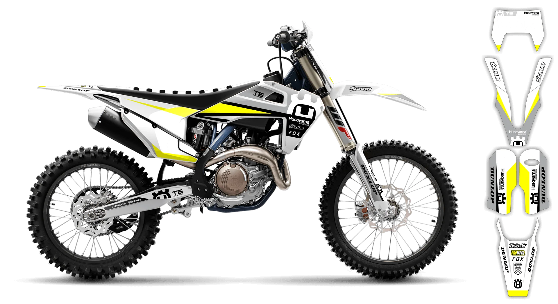 Graphics Kit - Husqvarna 14-> TE-FE Series - 2020-2023 - H7 - R1