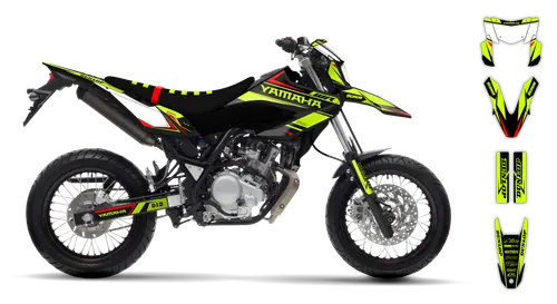 Graphics Kit - Yamaha - WR 125X - 2009-2022 - Fluo Evolution - ST