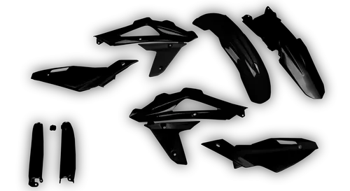 Plastics Kit - Husqvarna 05-13 - TE 450 - 2008-2010 - Full Kit - Black
