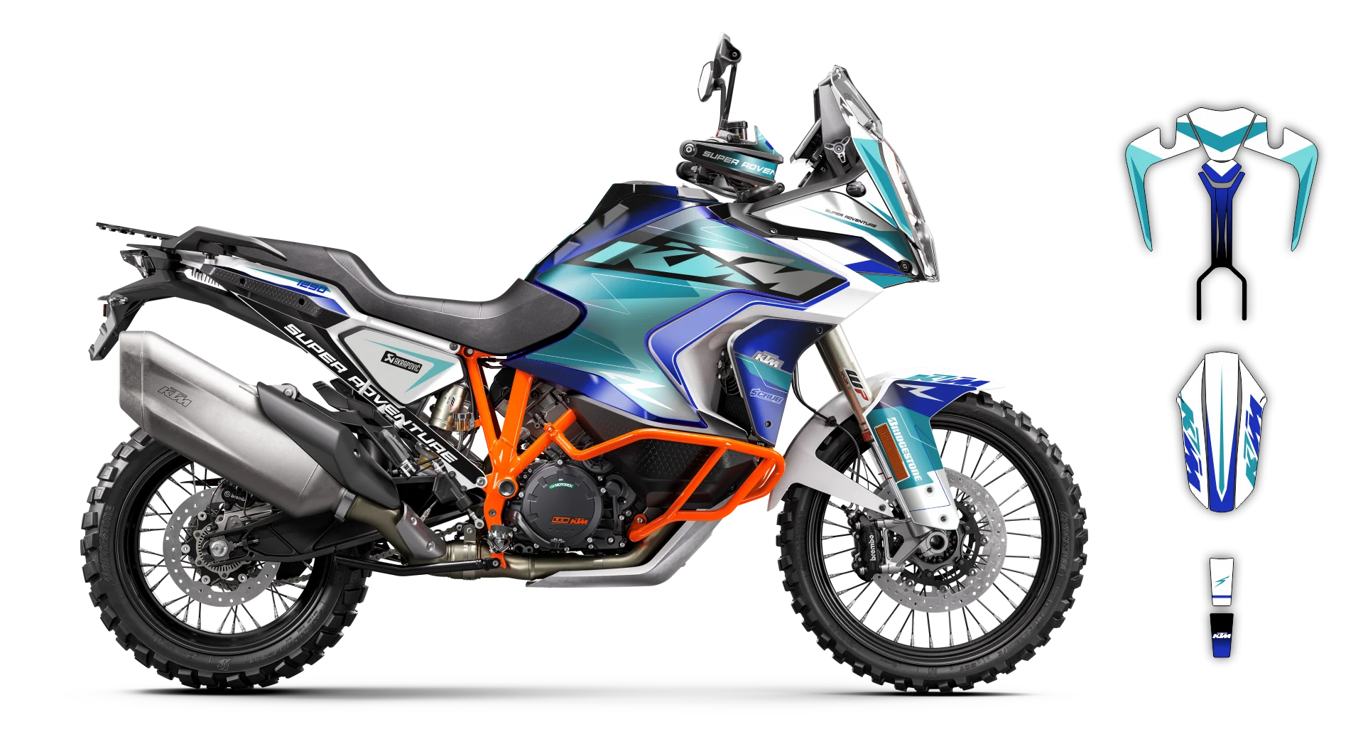 Graphics Kit - KTM - 1290 SUPER ADVENTURE S - 2021-2023 - K-SE1109 - LE