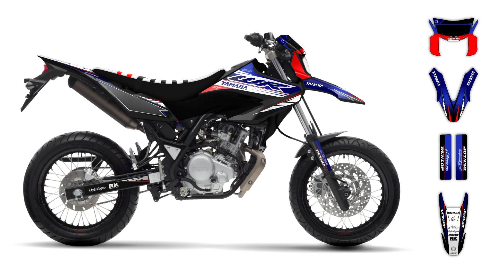 Graphics Kit - Yamaha - WR 125R - 2009-2022 - Boognish - LE