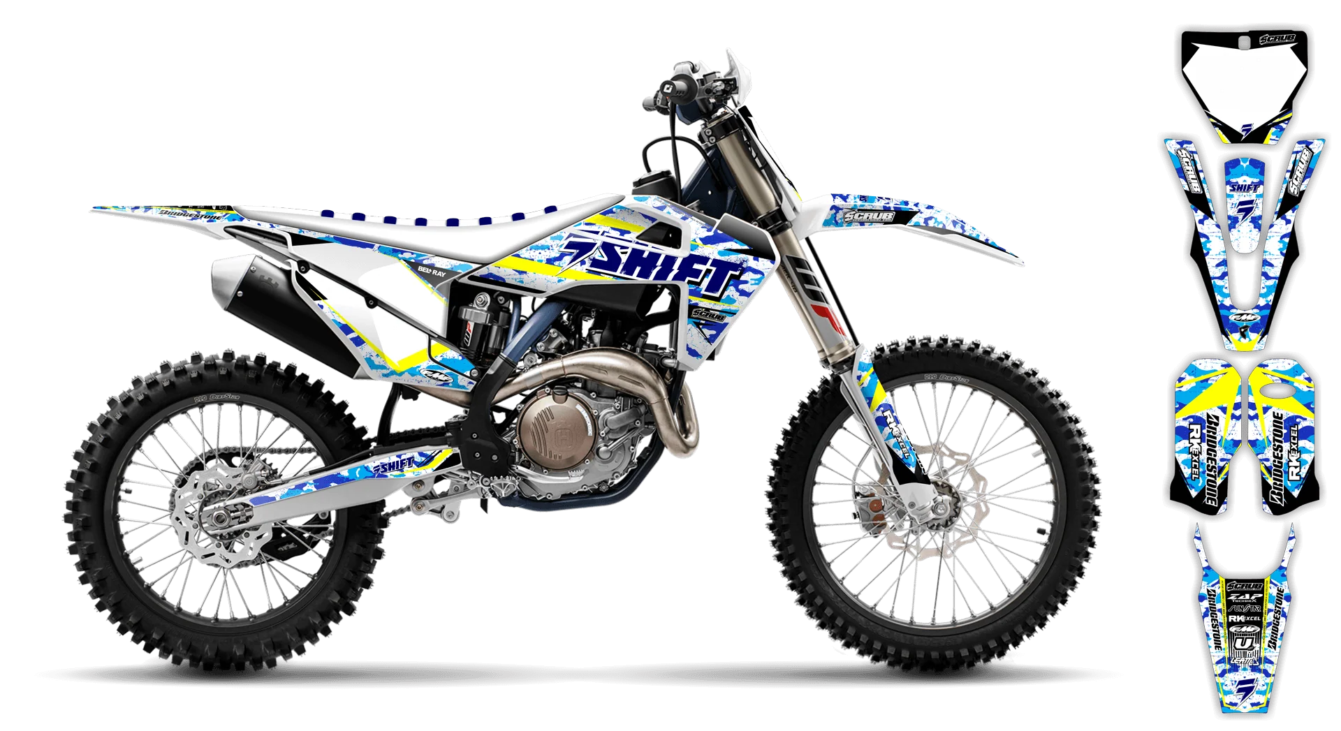Graphics Kit - Husqvarna 14-> TC-FC-FX Series - 2019-2022 - Step Up - ST