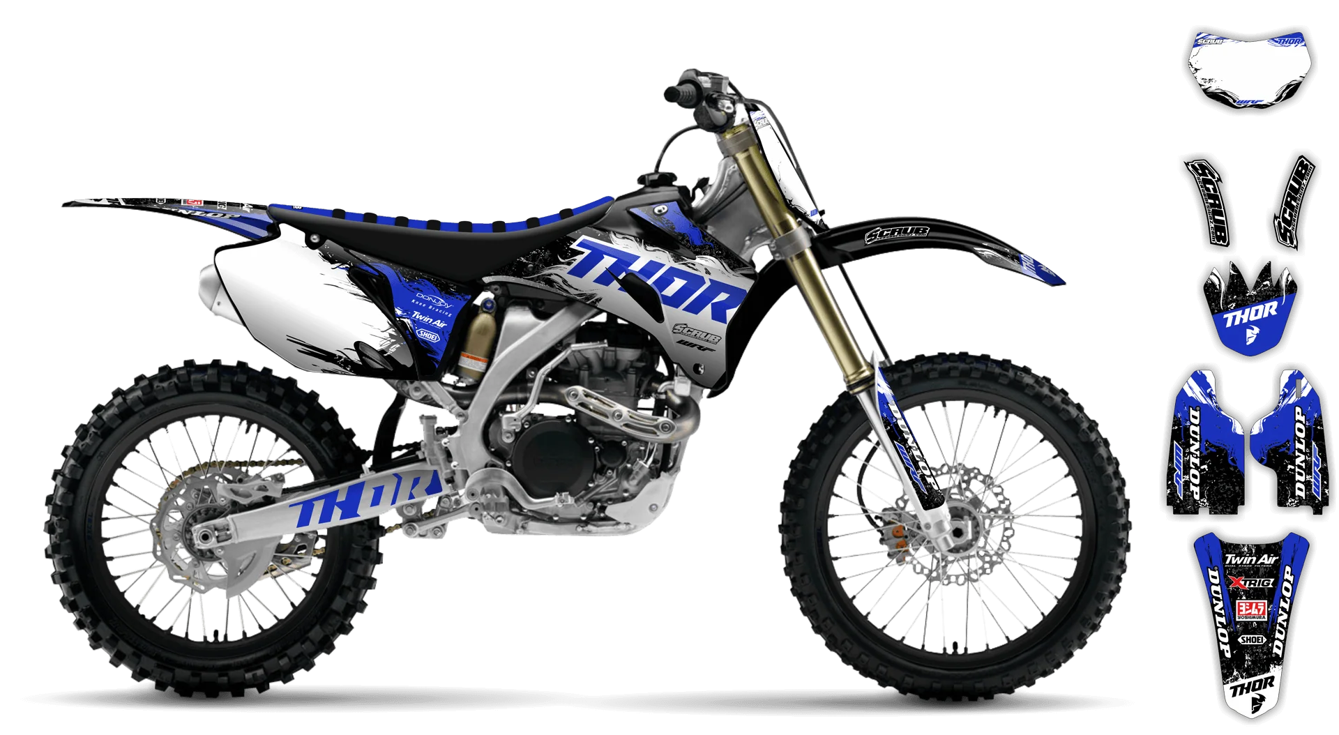 Graphics Kit - Yamaha - WR450F - 2003-2004 - Sledge - LE