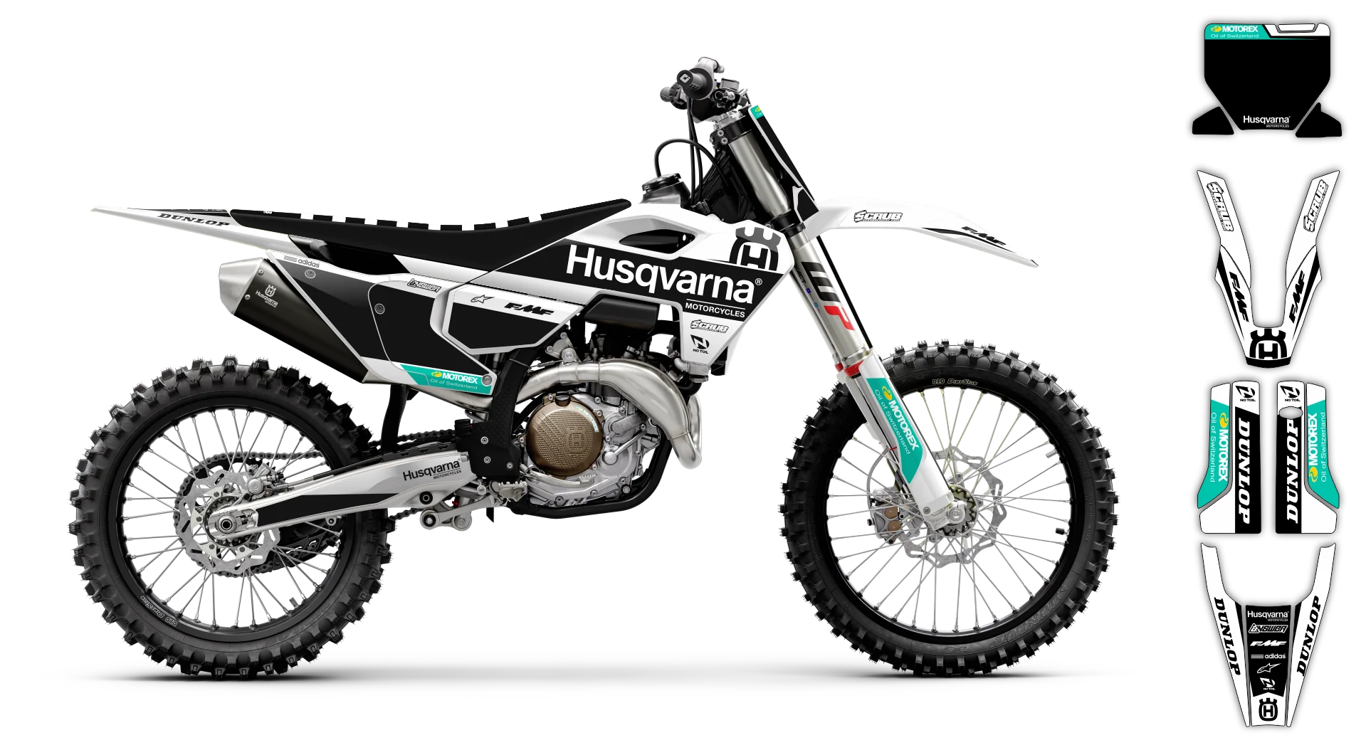 Graphics Kit - Husqvarna 14-> TC-FC-FX Series - 2023-2024 - H9 - R1