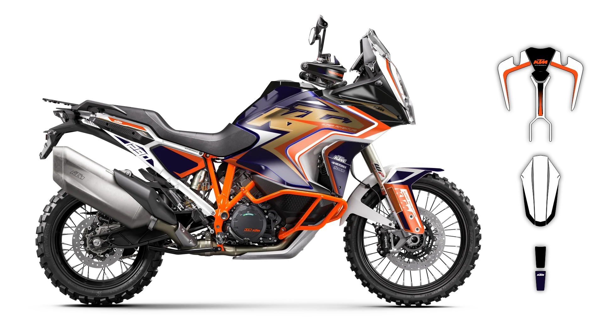Graphics Kit - KTM - 1290 SUPER ADVENTURE S - 2021-2023 - K-SE1108 - R4