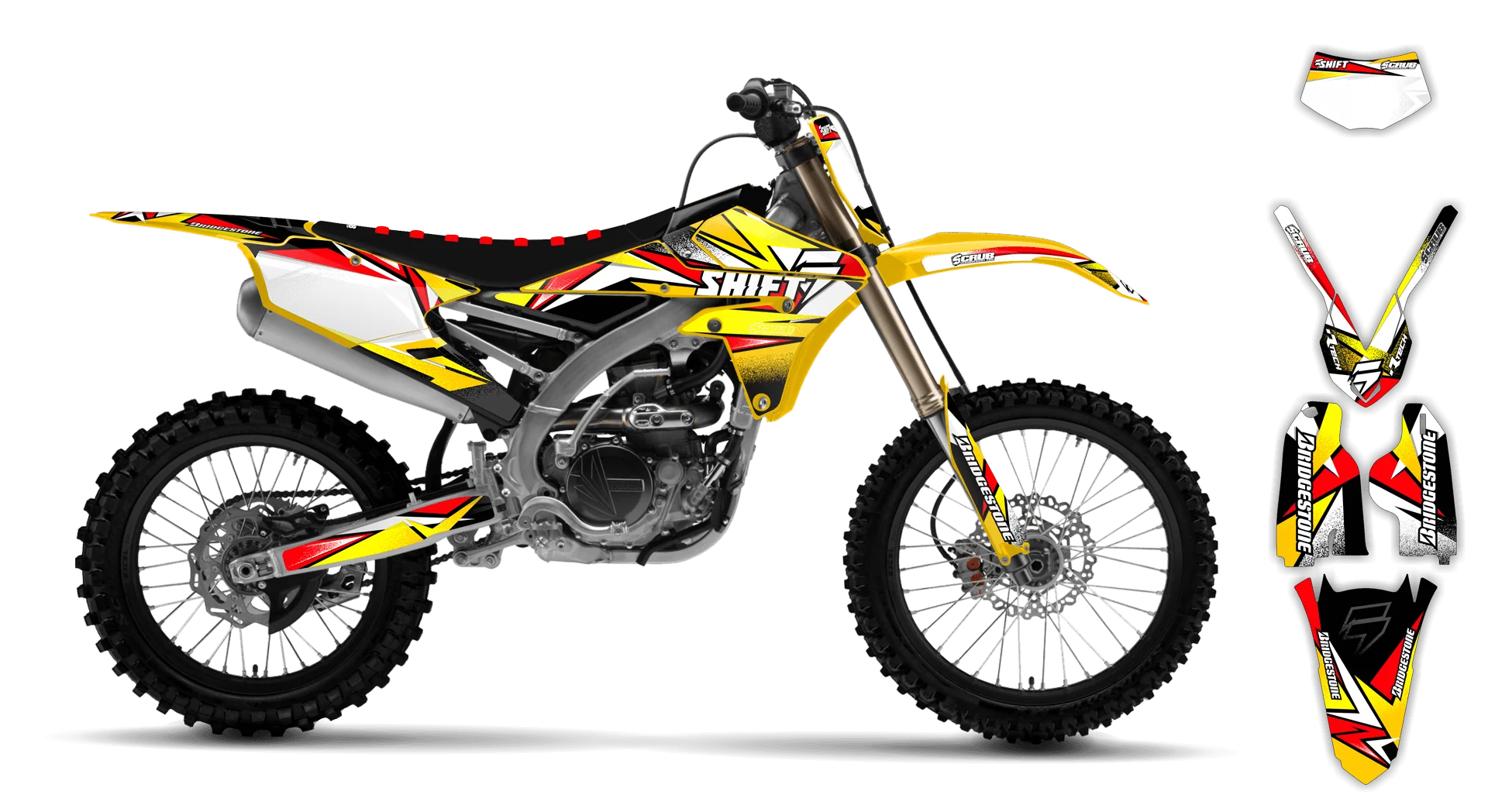 Graphics Kit - Yamaha - WR450F - 2016-2018 - X-Rut - R3
