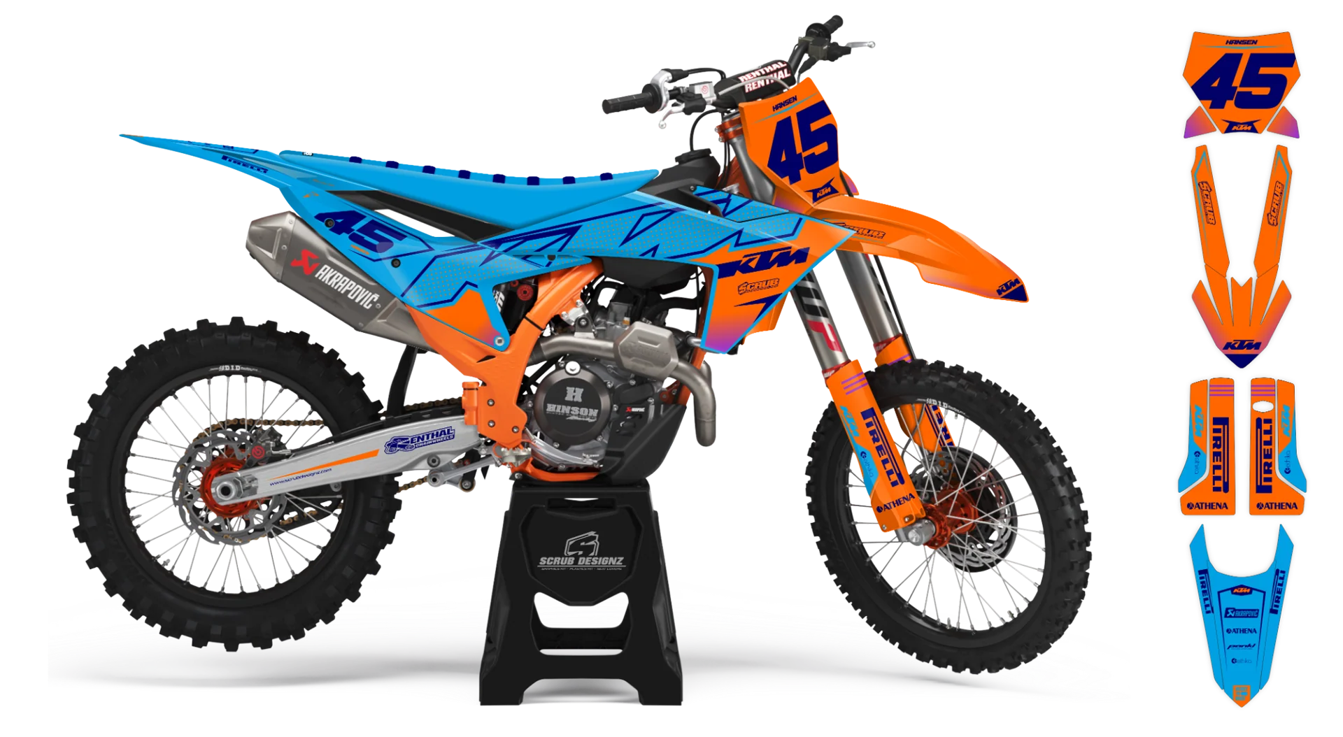 Graphics Kit - KTM - SX 65 - 2009-2015 - K21 - R1