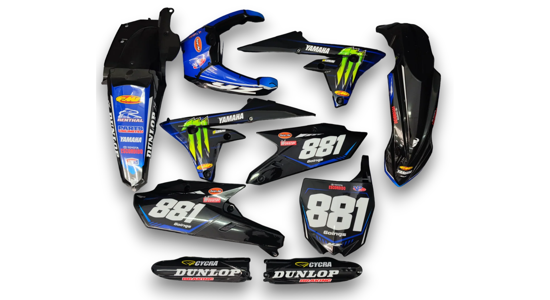 GFP - Yamaha - YZ450F - 2014-2017 - Black-FR4-ST