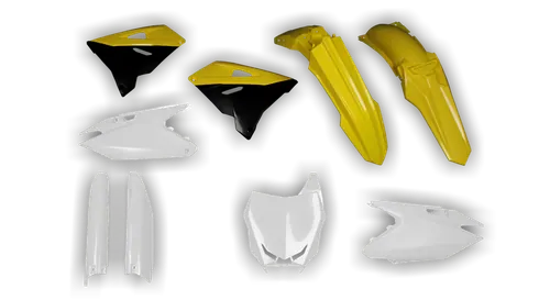 Plastics Kit - Suzuki - RM 125-250 Restyle - 2004-2008 - Full Kit - OEM