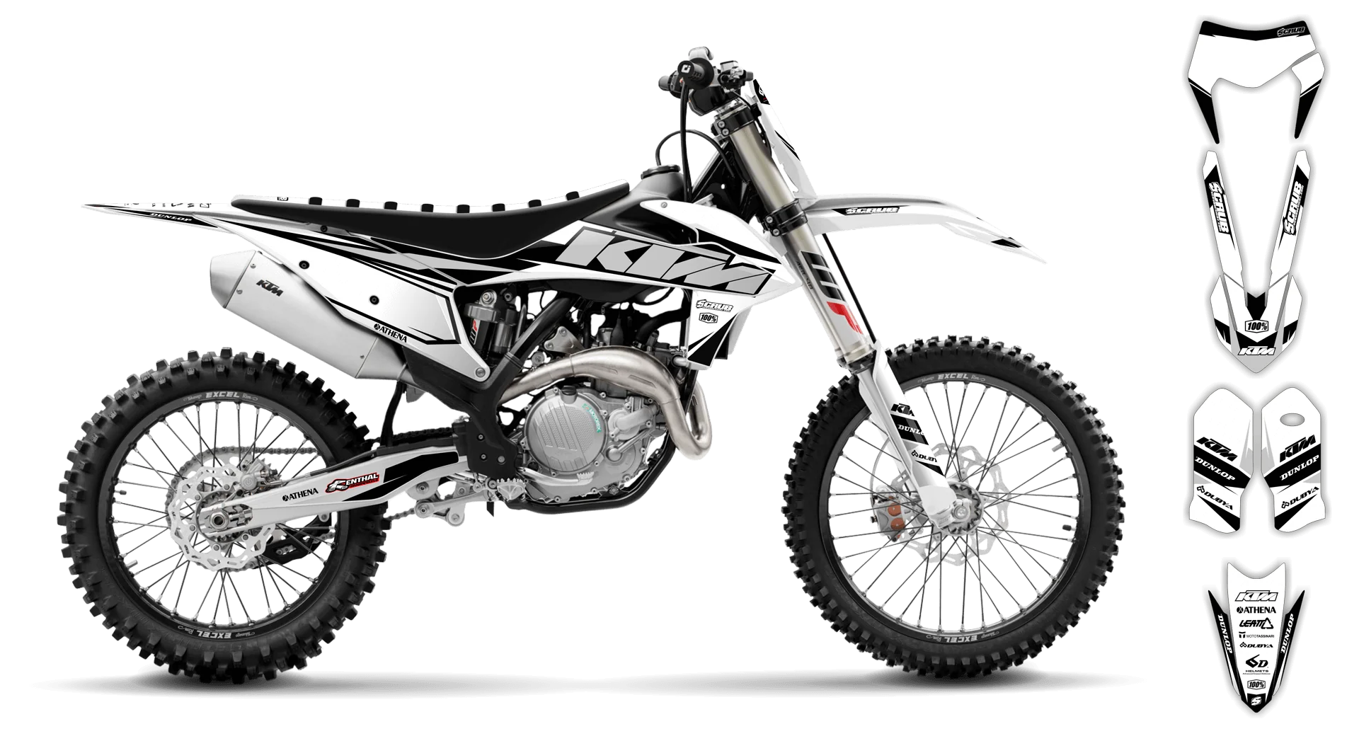 Graphics Kit - KTM - EXC EXC-F / XC-W XCF-W - 2020-2023 - K1 - R3