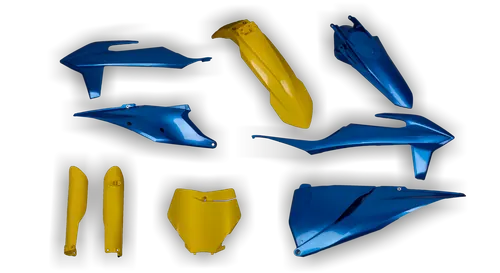 Plastics Kit - KTM - SX SX-F / XC XC-F - 2019-2022 - Full Kit - Gold Metallic Blue